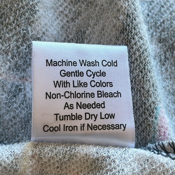 Sun Bay navy beach house colorful print zip-up hoodie/beach coverup, size 2X - Picture 10 of 10